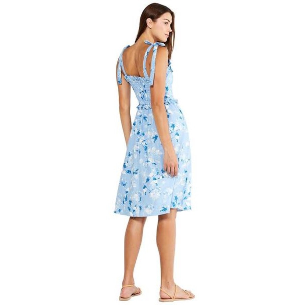 MISA Los Angeles Primrose Dress Blue - Picture 6 of 11